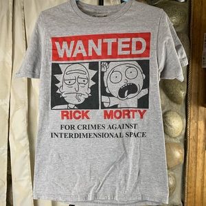 Ripple Junction Rick and Morty Men’s Small Tee Shirt